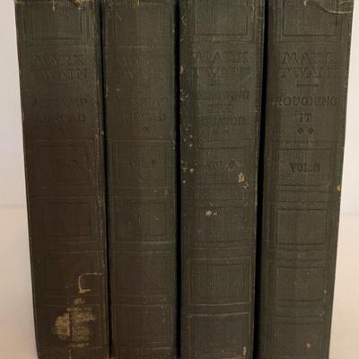 Antique Author’s National Edition Of The Writings Of Mark Twain, Vols 3, 4, 6, 8