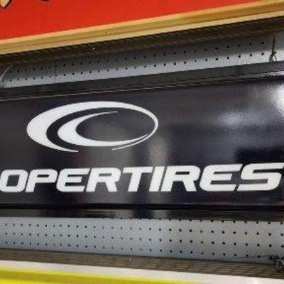 Cooper Tires Advertising Sign 36" x 12"