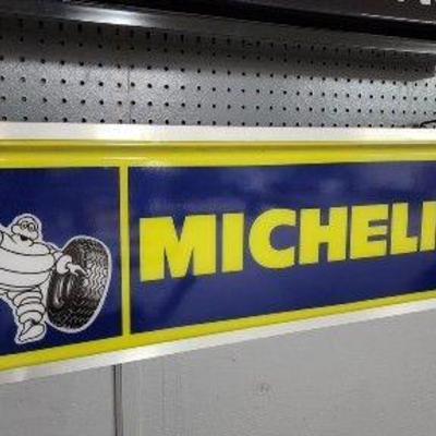 Michelin Tire Advertising Sign 36" x 12"