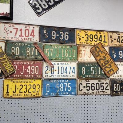 Vintage Car Tags/License Plates
