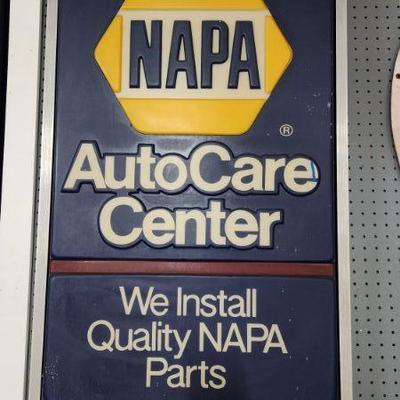 Napa Auto Care Center Advertising Sign 37" x 24"