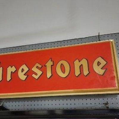 Firestone Advertising Sign 36" x 12"