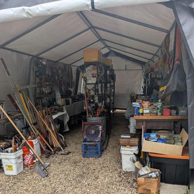 Sale Photo Thumbnail #1: 10' x 20' tent full of toils