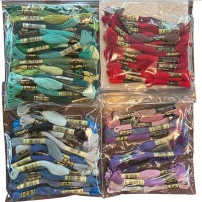 Sale Photo Thumbnail #71: Yarns- Embroidery Floss - There are 2 lots of embroidery floss in the auction