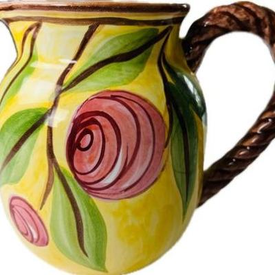 Portuguese Pottery Pitcher