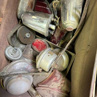 Sale Photo Thumbnail #1: Vintage car lights