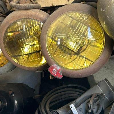 Vintage Studebaker Items and Lots of Vintage Fog Lights