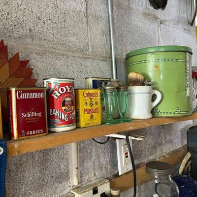 Vintage Spice Tins