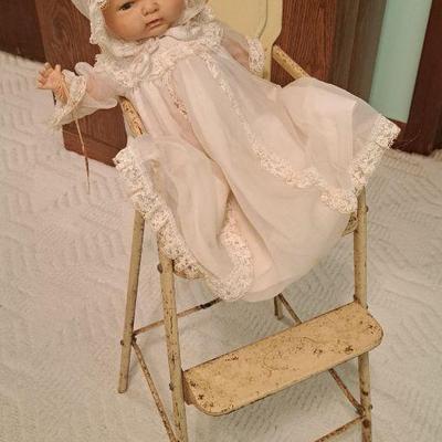 Vintage Anesco Doll High Chair