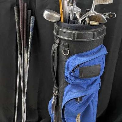 25 Golf Clubs Featuring a Custom Craft 24K Gold Plated Putter w/ Wood Shaft