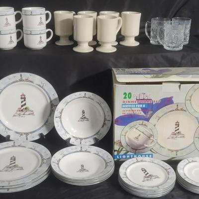 Light House 20 Piece Dinnerware Set