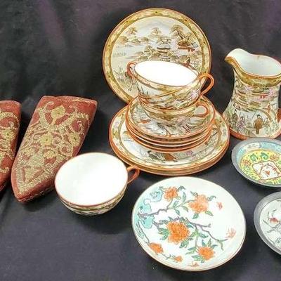 Asian Porcelain Collection & Moroccan Slippers