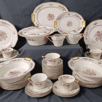 Limoges- Ch. Field Haviland French Ivory China Set