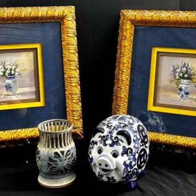 House Decor Including Two Prints By Mary Shaw 