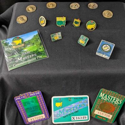 Masters Badges, Memorabilia & Vintage 1969 Willie McCovey Coin & More