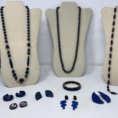 Blue Themed Necklaces and Bracelets