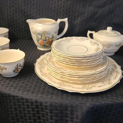 Gold-like Plates, Cups, and More