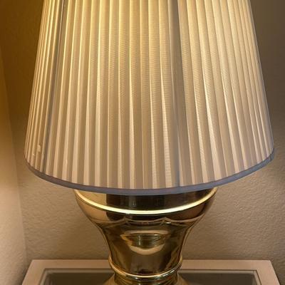 Thick Brass Table Lamp
