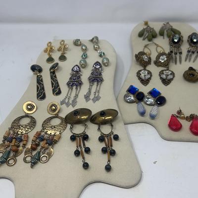 Clip And Pierced Earrings