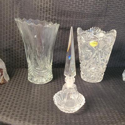 Crystal and Glass Vases, Bells, and More