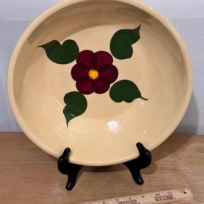 Watt Pottery Rio Rose Spaghetti Bowl - Numbered 39