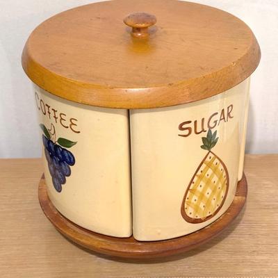 Watt Pottery Esmond 4-Section Canister Set