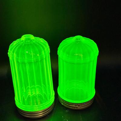 (2) McKee Bullet-Shaped Sugar Shakers