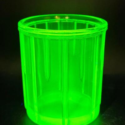 Hocking Green Depression Glass Tobacco Jar