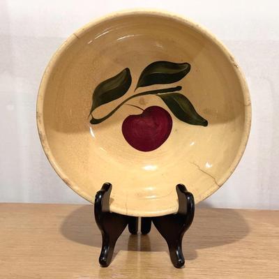 Apple Three Leaf Watt Oven Ware Bowl - Numbered 73 Spaghetti Bowl