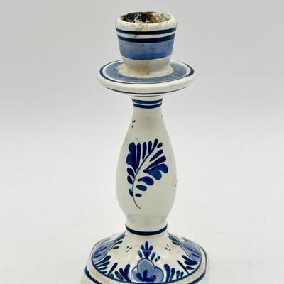 Vintage Delft Holland Candle Holder, Candle Holders One Arm Ceramic