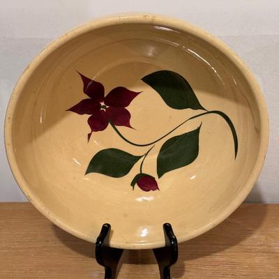 Watt Pottery Starflower Large Pasta Bowl - Numbered 55 #1