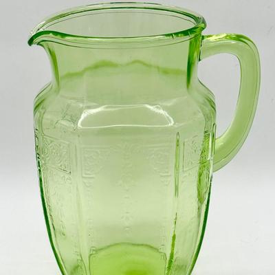 Hocking Princess Pattern Pitcher