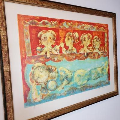Signed lithograph 