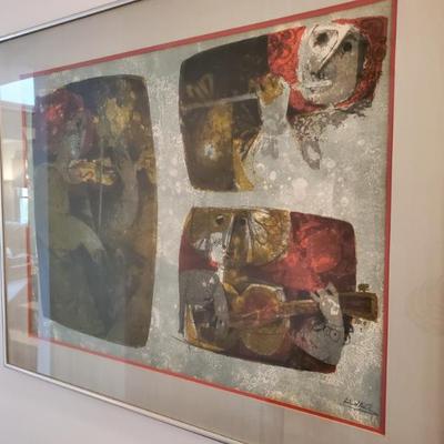 Signed lithograph