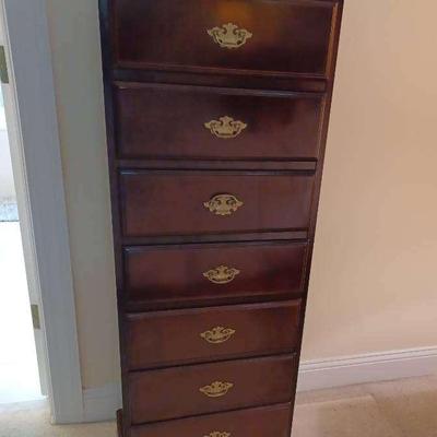 Seven Drawer Wooden Lingerie Chest of Drawers 