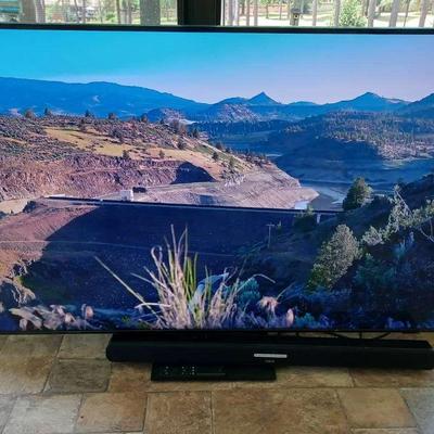 Samsung 56" Flat-Screen TV With Remote & RSR Soundbar