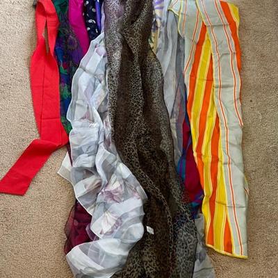 AWT160 - More Scarves!  Florals, Stripes, Leopard!