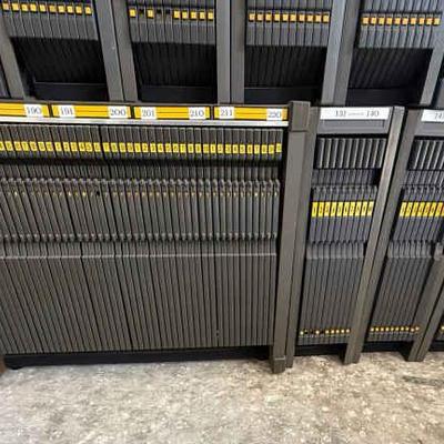 AWT262 Pioneer Laser Disk Shelving with Disks