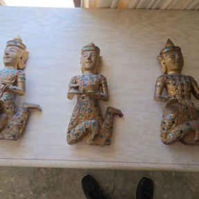 AWT273 Thai Wooden Figurines