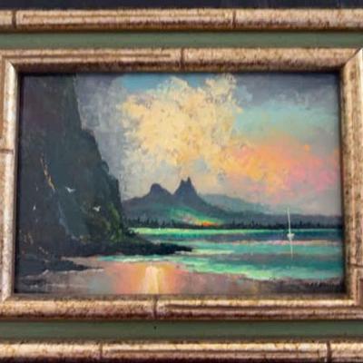AWT316 Original Oil Painting Makapuu Makapu’u