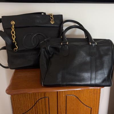 AWT016 Two Leather Handbags