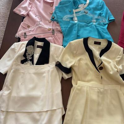 AWT098 Vintage Four Sophisticated Skirt Suits, 