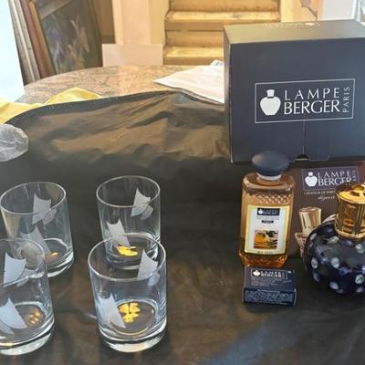 AWT327 LampeBerger Paris and Glassware