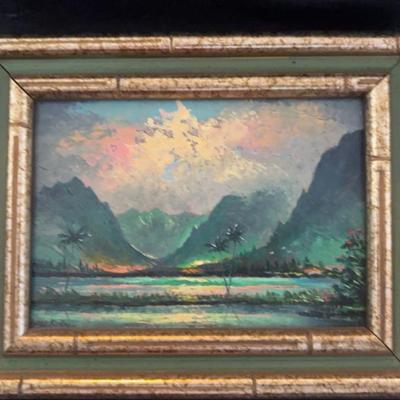 AWT317 Original Oil Painting By Dee Kirby