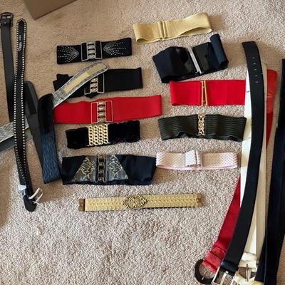 AWT035 Vintage Belts Galore