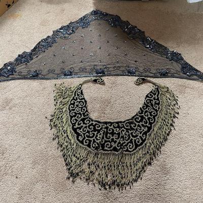AWT147 - Two Exquisitely Beaded Shawls