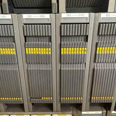 AWT261 Pioneer Laser Disk Shelving with Disks