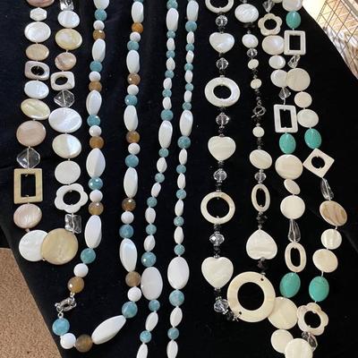 AWT143 - Five Playful Long Fasion Necklaces