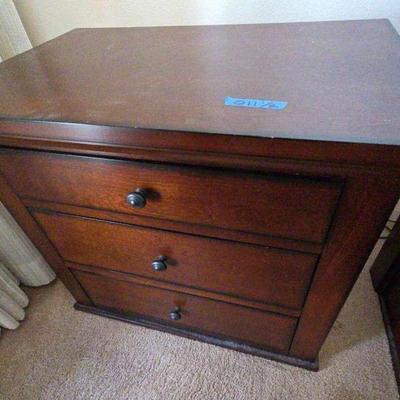 AWT011 Three Drawer Wood Night Stand