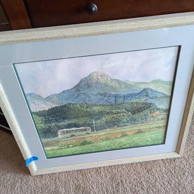 AWT018 - Vintage Landscape Print